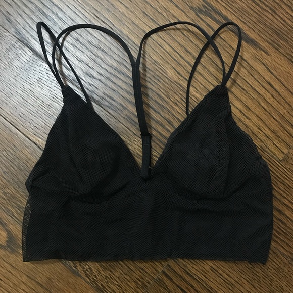 (SOLD) H&M Mesh Multi-Strap Bralette 🖤 - Picture 2 of 4